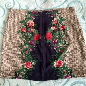 floral skirt